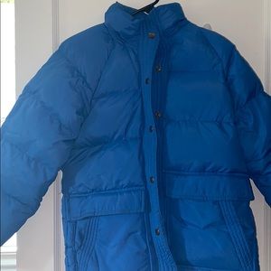 Eddie Bauer Blue Puffer Jacket Small